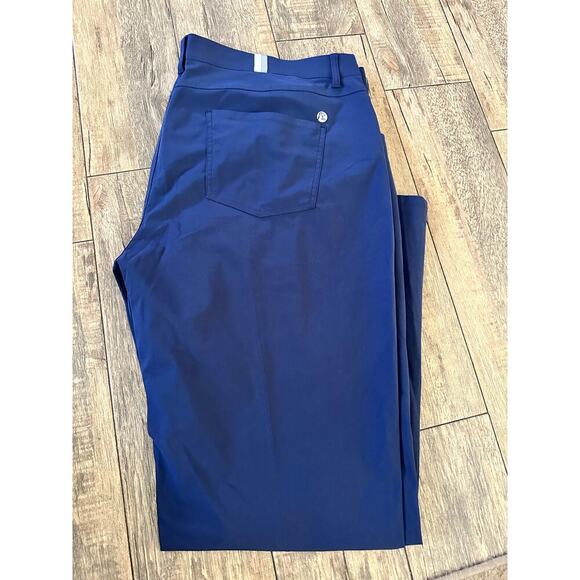 Rhoback Men's Navy Blue Performance Chino Pants Size 42X32 - Picture 4 of 11